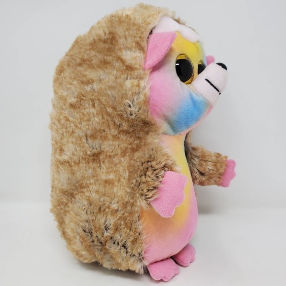 Ty Pinecone Tie Dyed Plush Stuffed Animal Hedgehog Toy 9 Inches 2018 - Picture 3 of 9